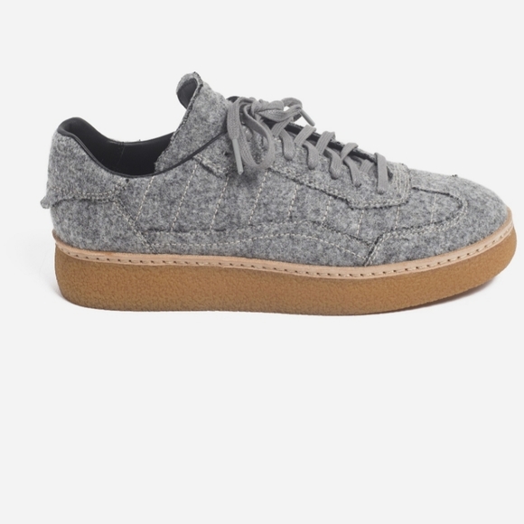 Alexander Wang felt grey sneakers - Picture 3 of 13